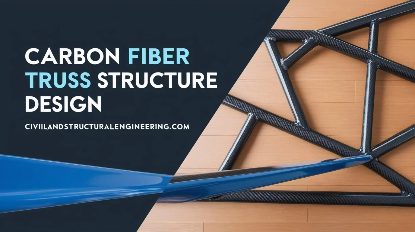 Carbon Fiber Truss Structure Beam: