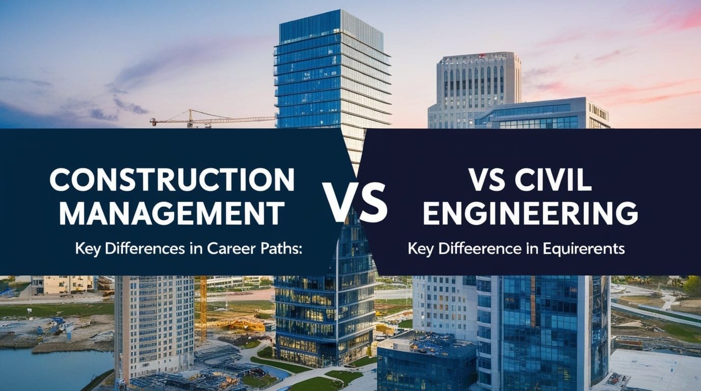 Construction Management vs Civil Engineering: Everything you need to know