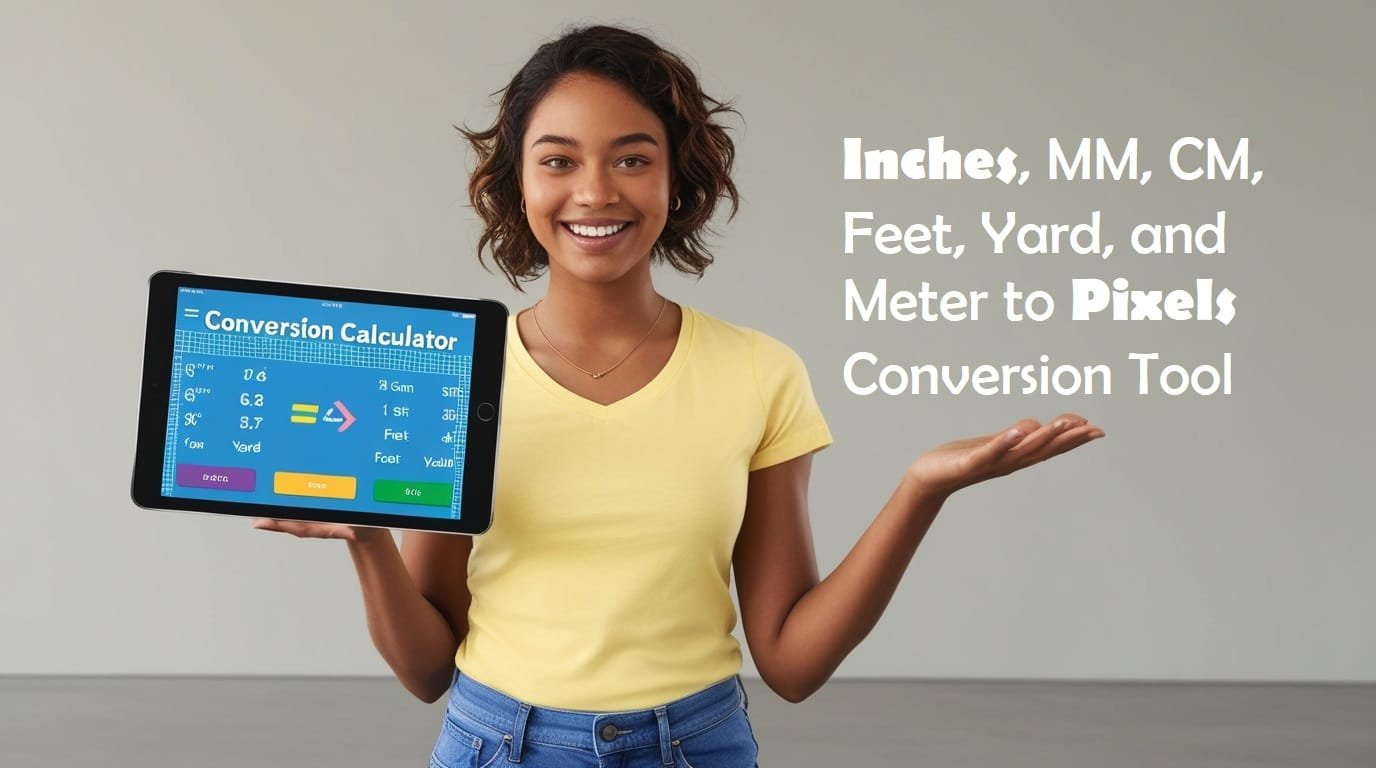 Live Pixels Converter Tool | Inches to Pixels, MM, CM, Feet, Yard, and Meter to Pixels Conversion