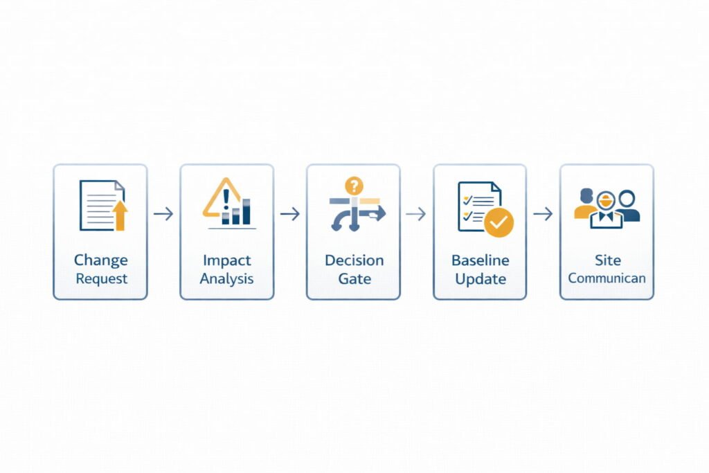 Change request process flowchart